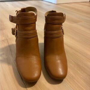 Brown Leather Ankle Boots